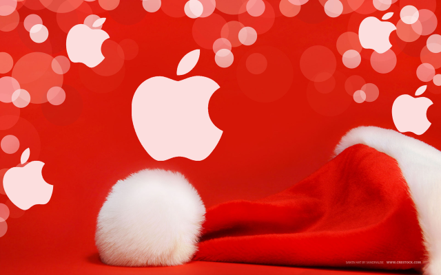Red hat apple background white free wallpaper - medium preview image