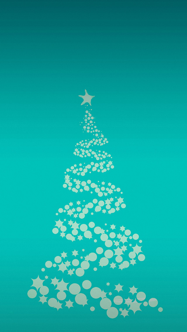 Christmas tree stars bubbles green free wallpaper - medium preview image