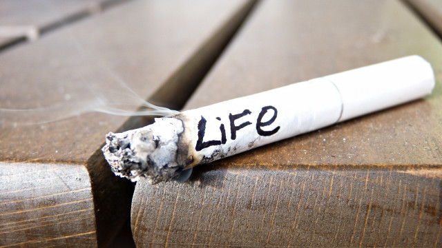 Cigarette life wooden table lighter #2 free wallpaper - medium preview image