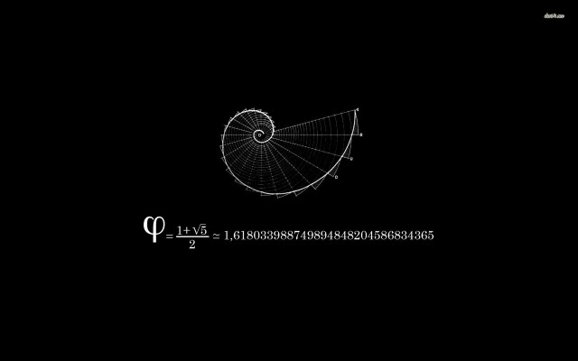 Spiral black background white text free wallpaper - medium preview image