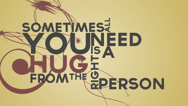 Hug quote bird poster image free wallpaper - medium preview image