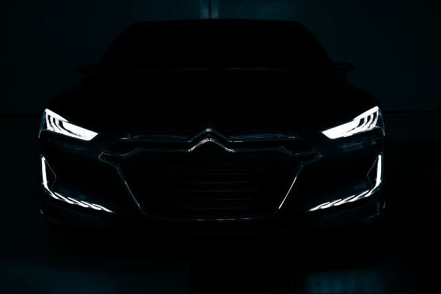 Car dark headlights hood up free wallpaper - medium preview image