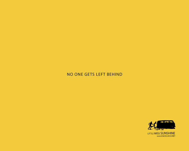 Yellow background black bus child free wallpaper - medium preview image