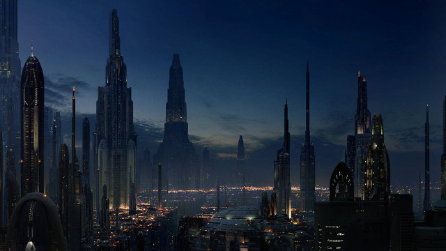 City night tall buildings lights #5 free wallpaper - medium preview image