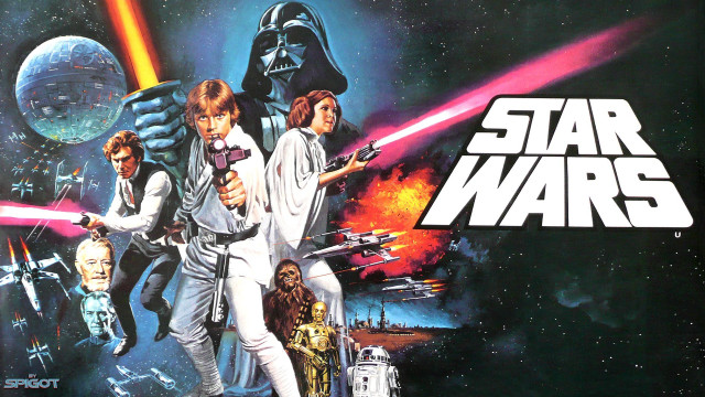 Star wars poster group guns free wallpaper - medium preview image