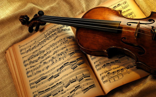 Violin sheet music bed sheets free wallpaper - medium preview image