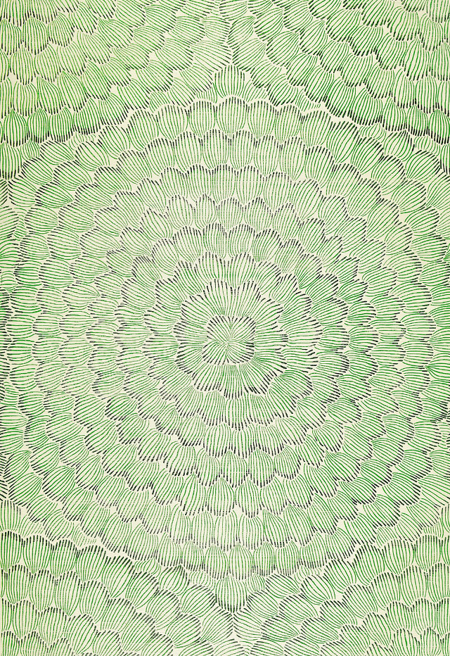Green background circular design middle #3 free wallpaper - medium preview image