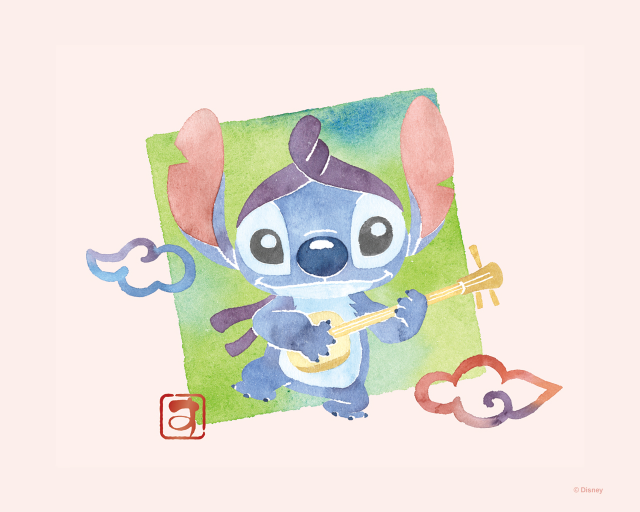 Watercolor stitcher artistic creation textile free wallpaper - medium preview image