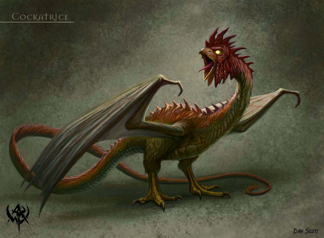 Red dragon long tail large free wallpaper - medium preview image