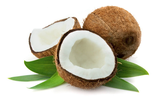 Whole coconut half coconut white free wallpaper - medium preview image