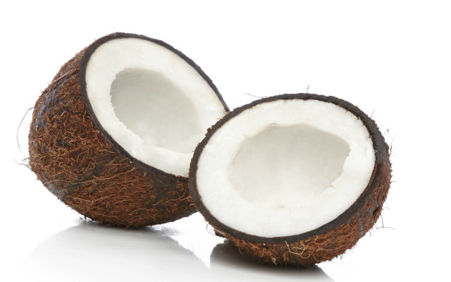 Cut in half coconut white free wallpaper - medium preview image