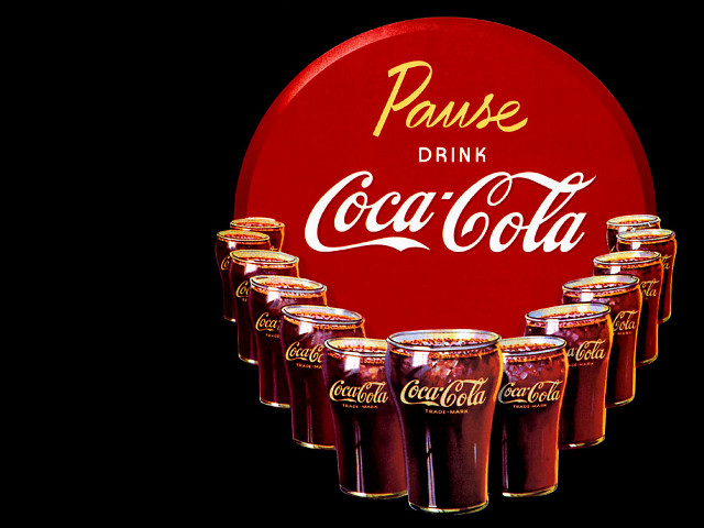 Coke glasses coca cola sign free wallpaper - medium preview image