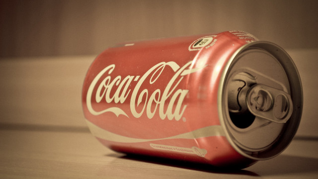Coca cola can table brown free wallpaper - medium preview image