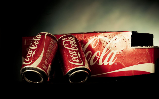 Cans coca cola table top free wallpaper - medium preview image
