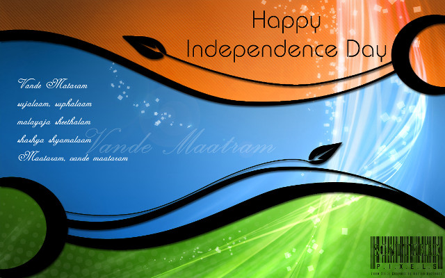 Colorful background leaf happy independence #2 free wallpaper - medium preview image