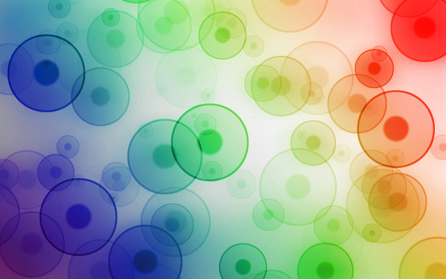 Colorful background circles bubbles middle free wallpaper - medium preview image