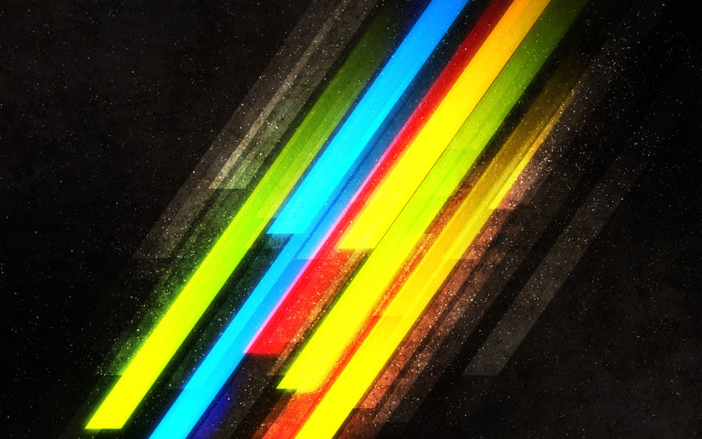 Multicolored lines dark background white #3 free wallpaper - medium preview image