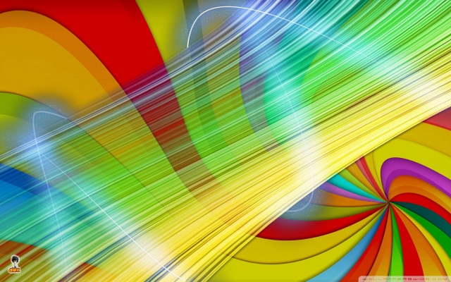 Colorful abstract background lines curves #7 free wallpaper - medium preview image