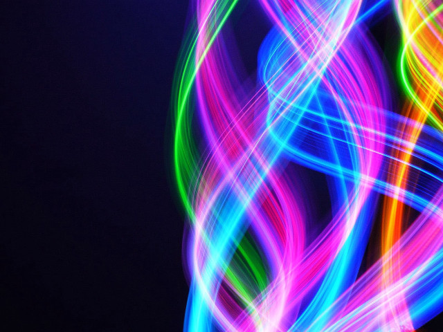 Colorful abstract background lines curves #5 free wallpaper - medium preview image