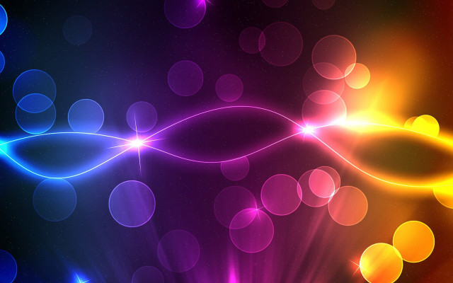 Colorful background lights circles bright free wallpaper - medium preview image