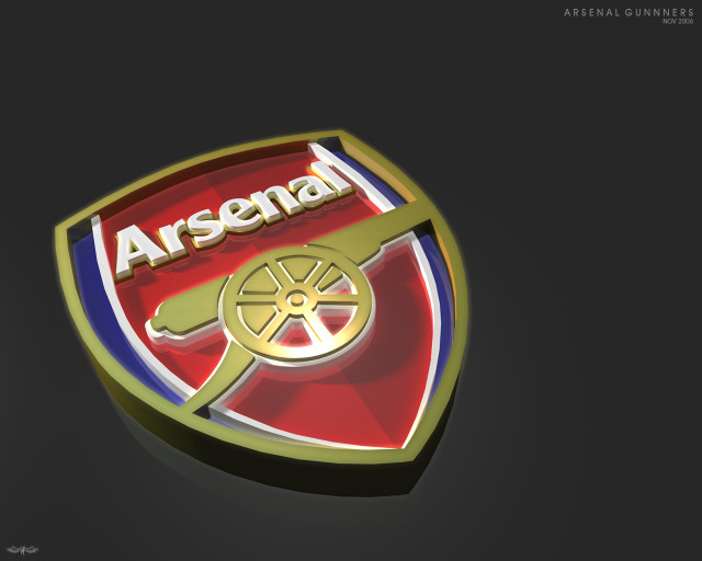 Soccer badge arsena ball center free wallpaper - medium preview image