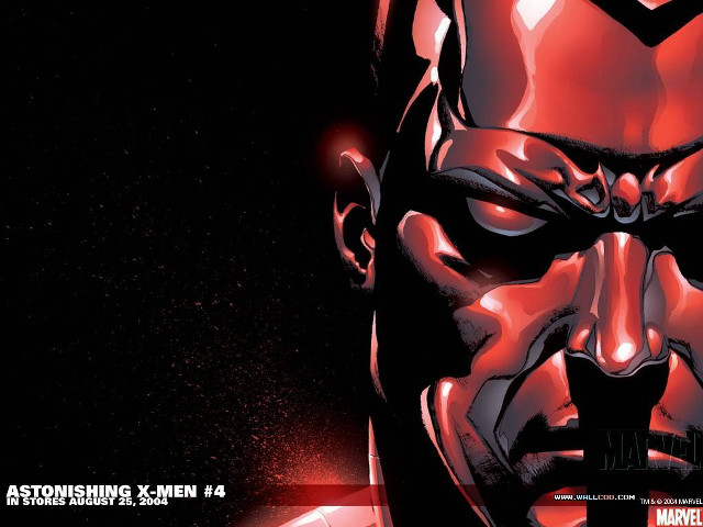 Red black man red face free wallpaper - medium preview image