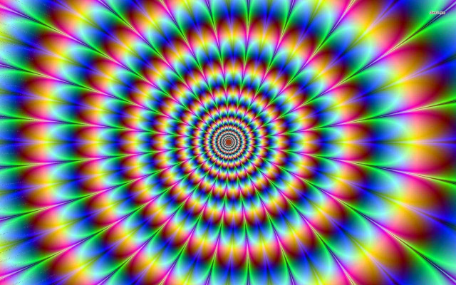 Psychedelic spiral design colorful artwork #3 free wallpaper - medium preview image