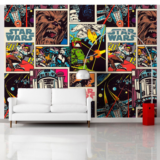 White couch comic books star free wallpaper - medium preview image