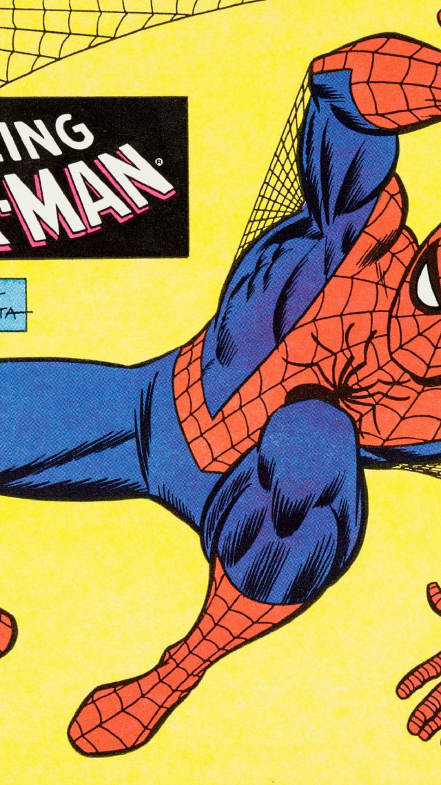 Spider man laying ground arms free wallpaper - medium preview image