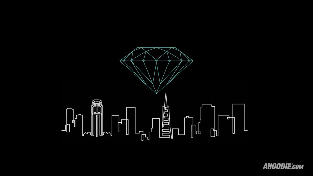 Diamond city skyline buildings skyscrapers free wallpaper - medium preview image