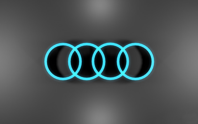 Blue neon light black wall free wallpaper - medium preview image
