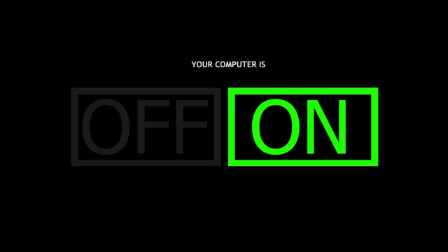 Black green logo off square #4 free wallpaper - medium preview image