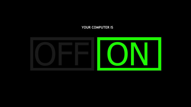 Black green logo off square #5 free wallpaper - medium preview image