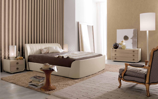 Bedroom with bed cozy interior #3 free wallpaper - medium preview image