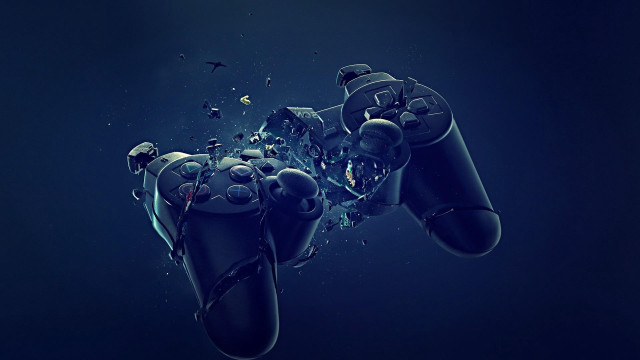 Video game controller flying bird free wallpaper - medium preview image