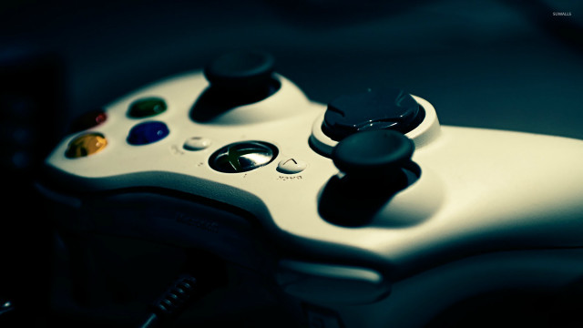 White video game controller close free wallpaper - medium preview image