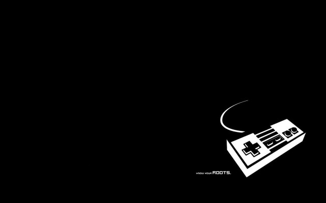 Nintendo wii controller black white #2 free wallpaper - medium preview image