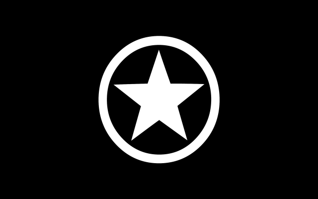 White star black circle bauhaus free wallpaper - medium preview image