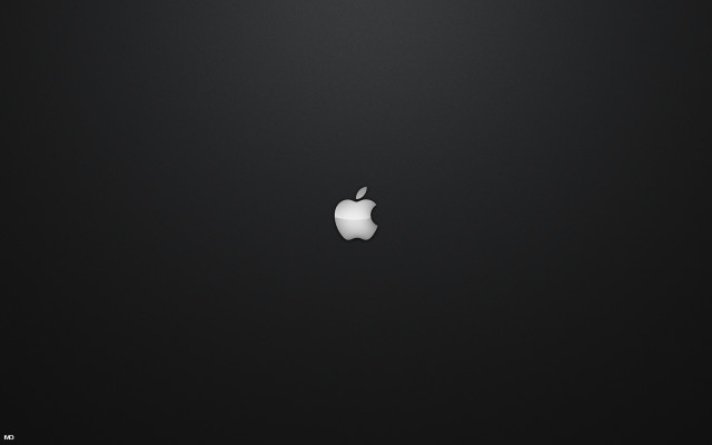 Black apple wallpaper white logo #3 free wallpaper - medium preview image