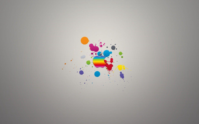 Rainbow colored object white background free wallpaper - medium preview image