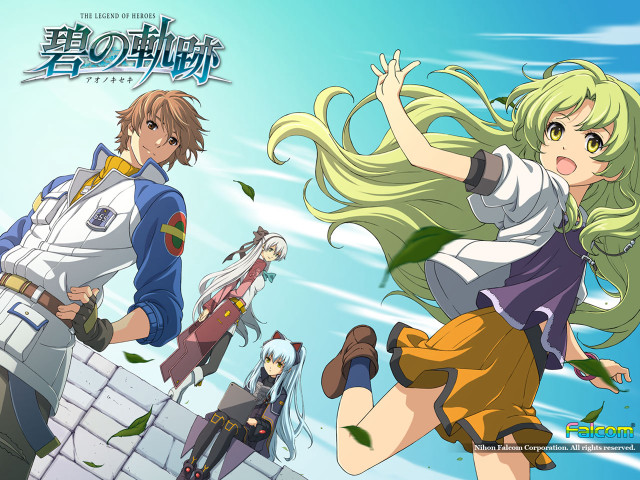 Anime characters long hair green #4 free wallpaper - medium preview image