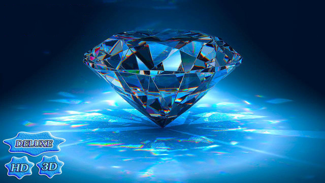 Diamond blue background light shining #2 free wallpaper - medium preview image