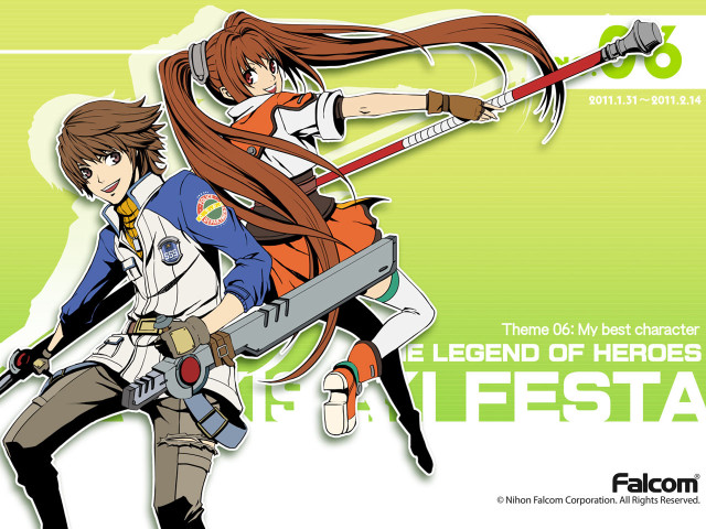 Anime heroes fifisia daualset couple free wallpaper - medium preview image