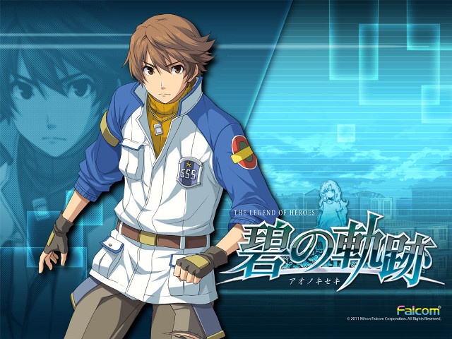 Man uniform blue background anime free wallpaper - medium preview image