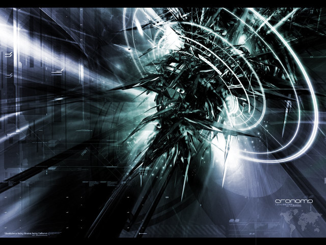 Futuristic spiral structure computer generated free wallpaper - medium preview image