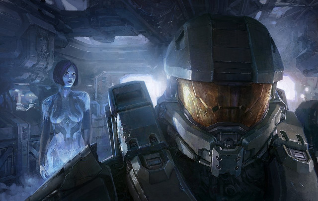 Woman futuristic suit robot room free wallpaper - medium preview image