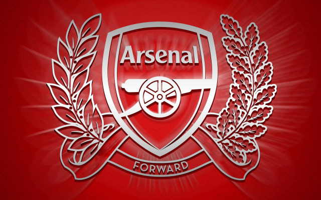 Red shield laurels arsenal flag free wallpaper - medium preview image