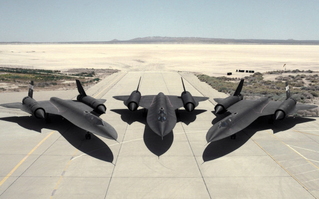 Fighter jets parked runway airport free wallpaper - medium preview image
