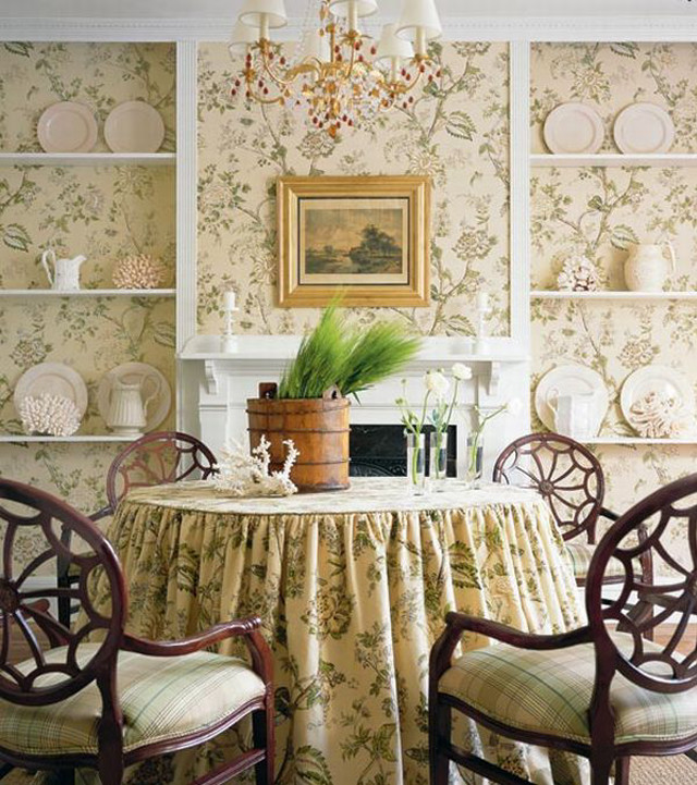 Dining room table chairs potted free wallpaper - medium preview image