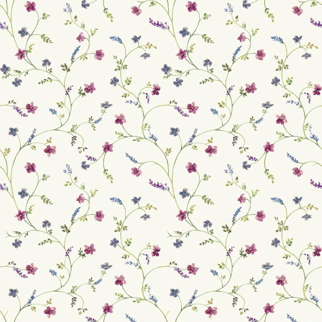 White background floral pattern pink free wallpaper - medium preview image